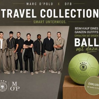 DFB Travel Collection || Fußball zum Einkauf geschenkt bei Marc O´Polo Rosenheim